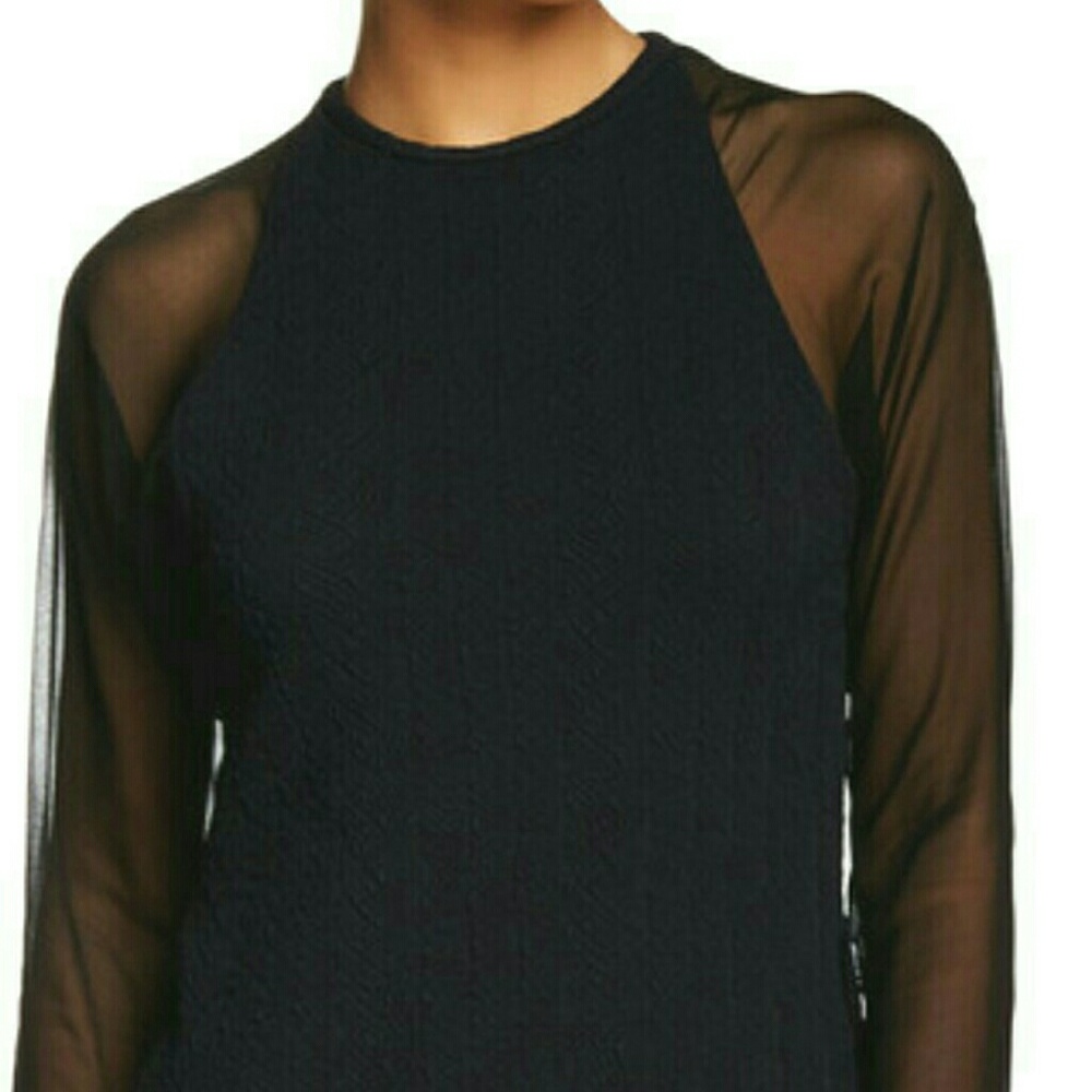 ♥Cut25 by yigal azrouël silk sheer sleeved